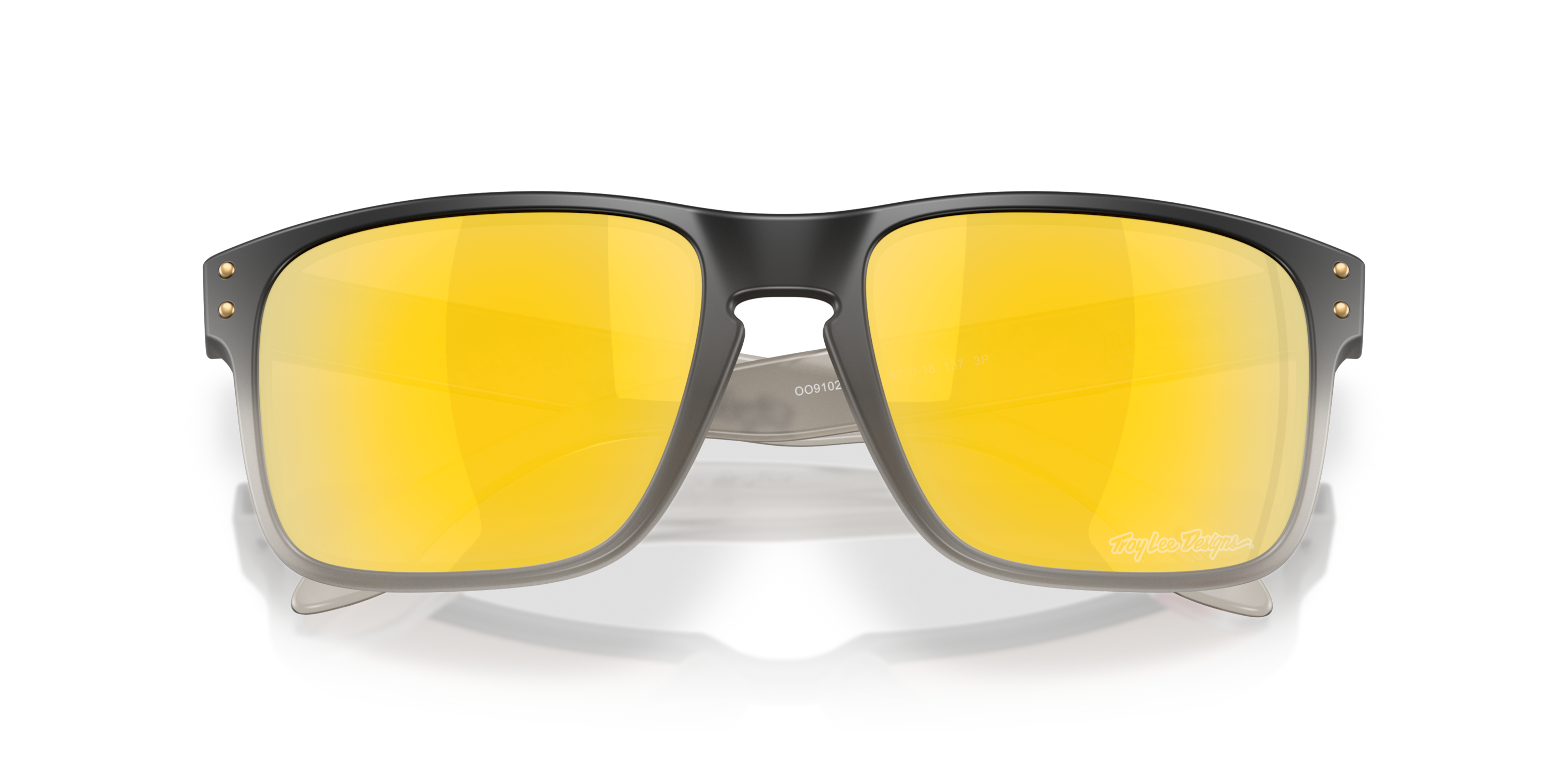 Oakley Holbrook™ Troy Lee Designs Series - Prizm 24k gepolariseerde glazen Zwart Fade montuur zonnebril