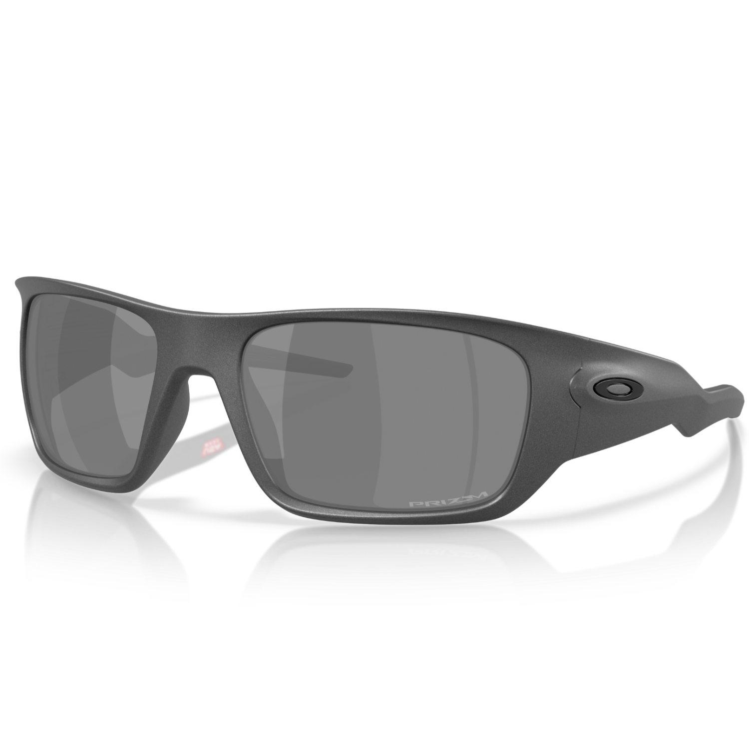 Oakley Masseter Prizm Steel Zwart Gepoetste Glazen Zonnebril