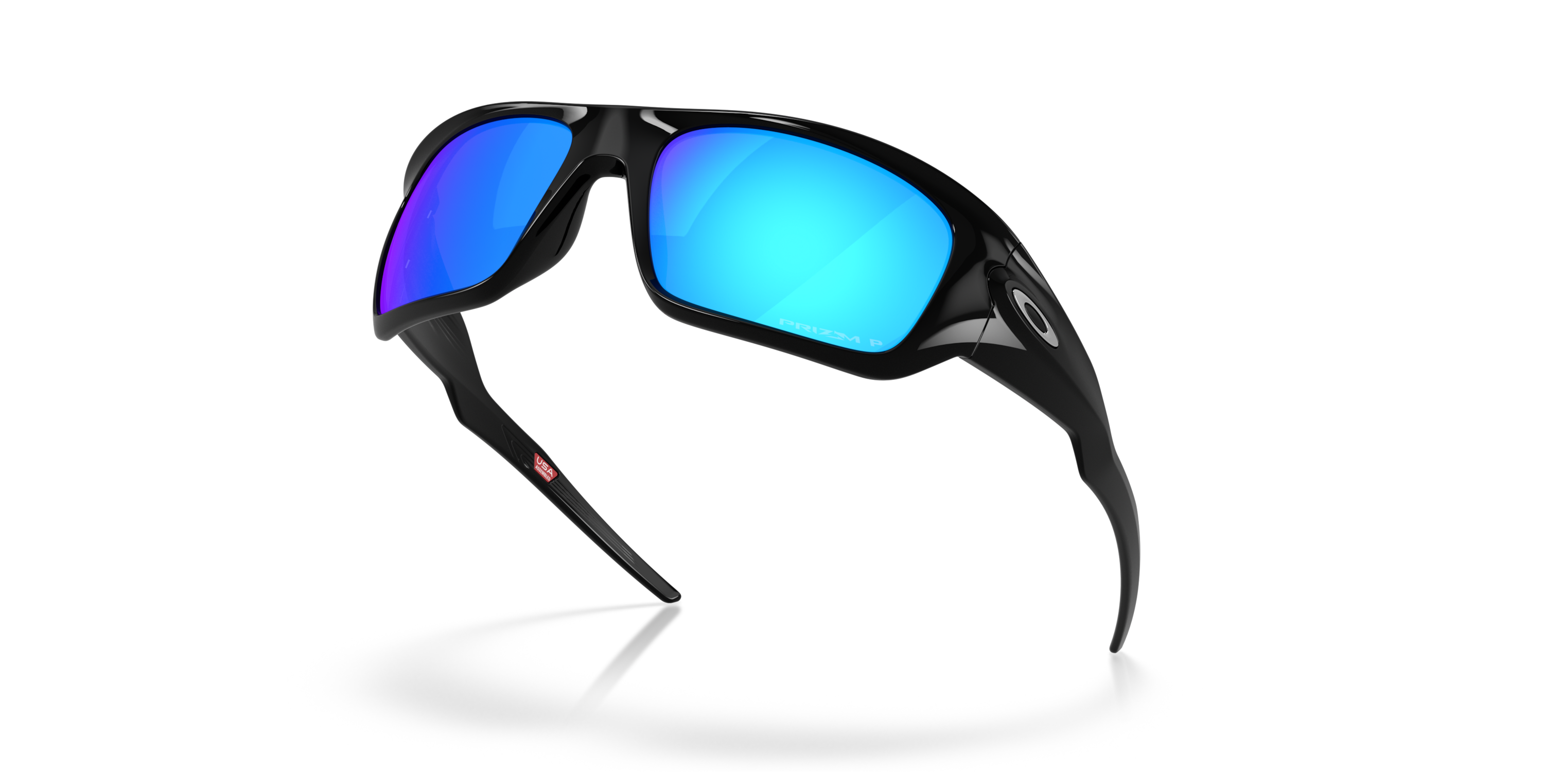 Lunettes de soleil polarisées Oakley Masseter Polished Black Prizm Sapphire