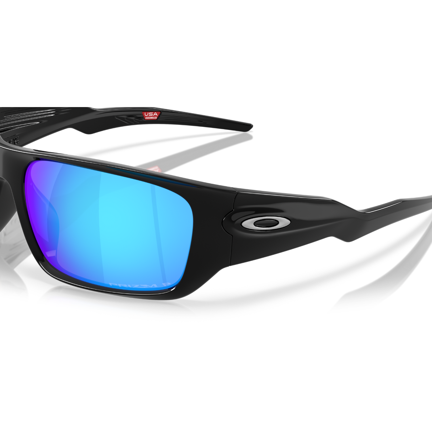 Lunettes de soleil polarisées Oakley Masseter Polished Black Prizm Sapphire