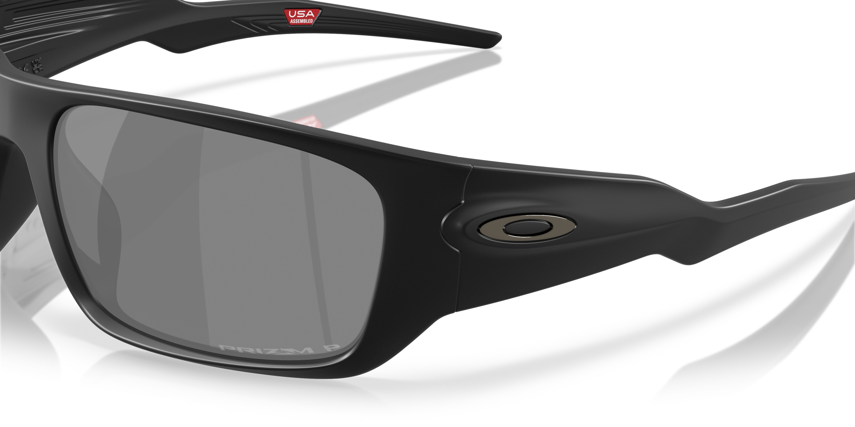 Oakley Masseter Glanzend Zwart Prizm Gepolariseerd - Mat Zwart