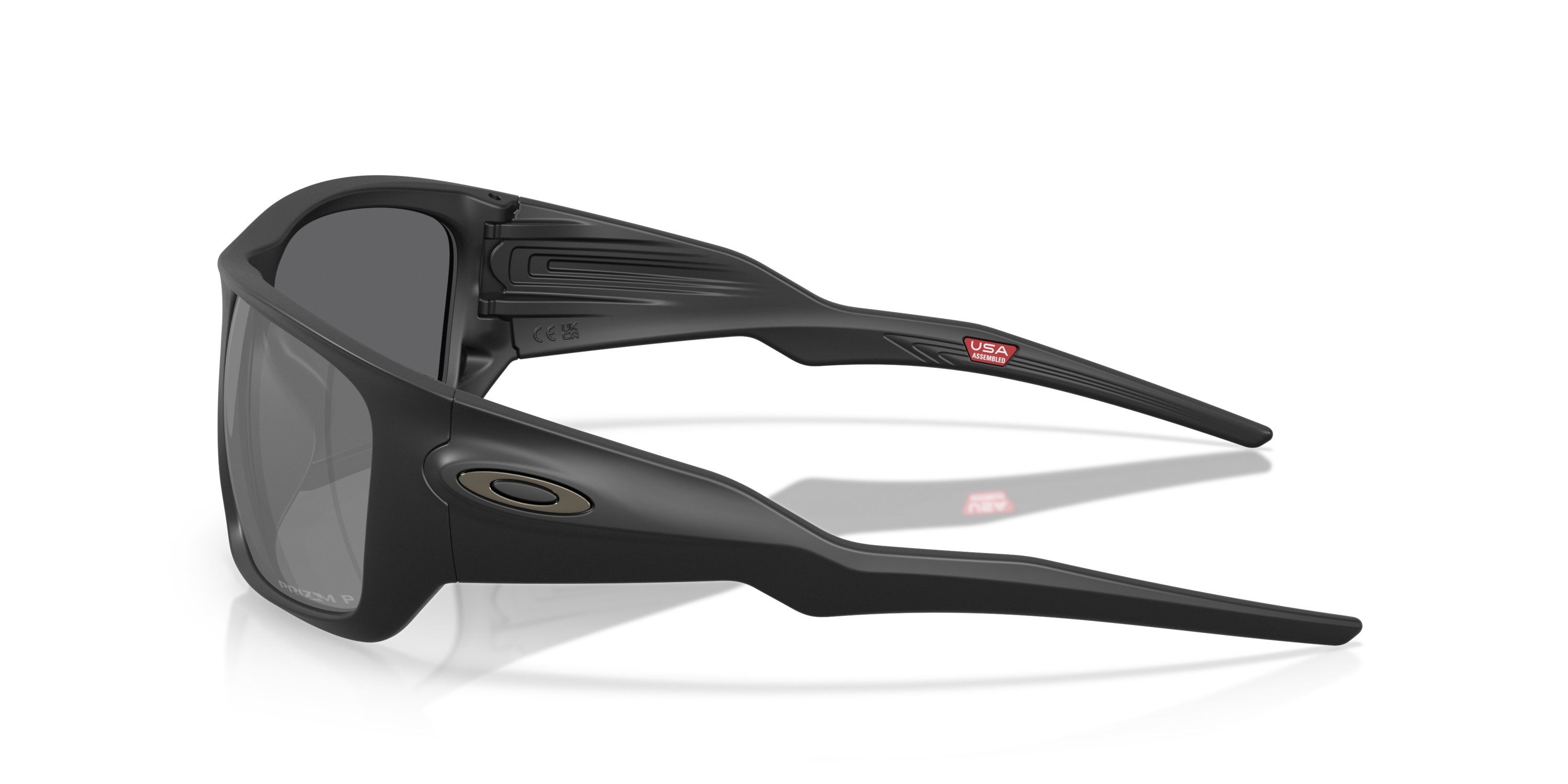 Oakley Masseter Glanzend Zwart Prizm Gepolariseerd - Mat Zwart