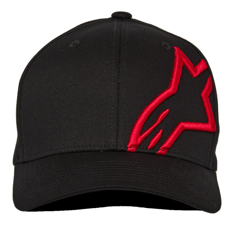 Casquette Corp Shirt 2 incurvée - Noir/Rouge