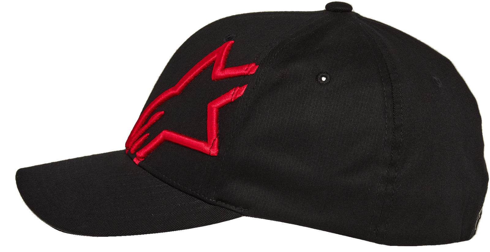 Casquette Corp Shirt 2 incurvée - Noir/Rouge