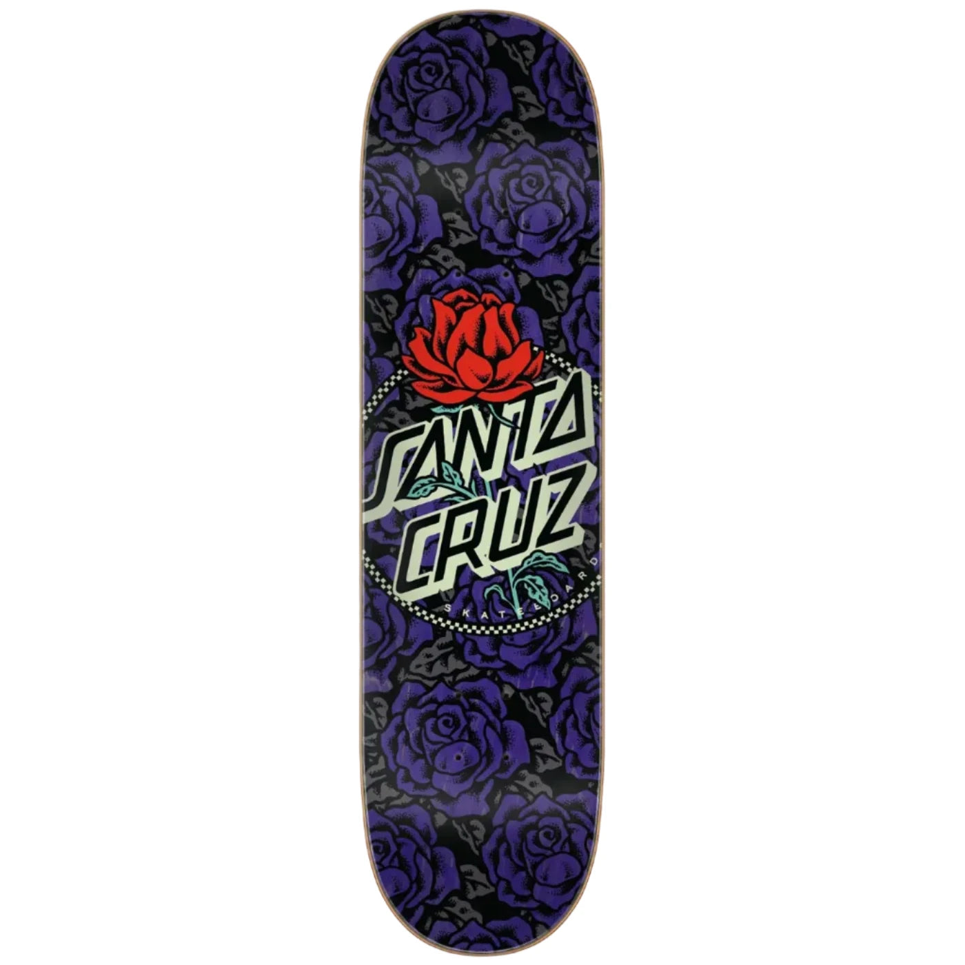 Santa Cruz Rosette Ringed Dot 7-laags berkenhouten dek 8.0"