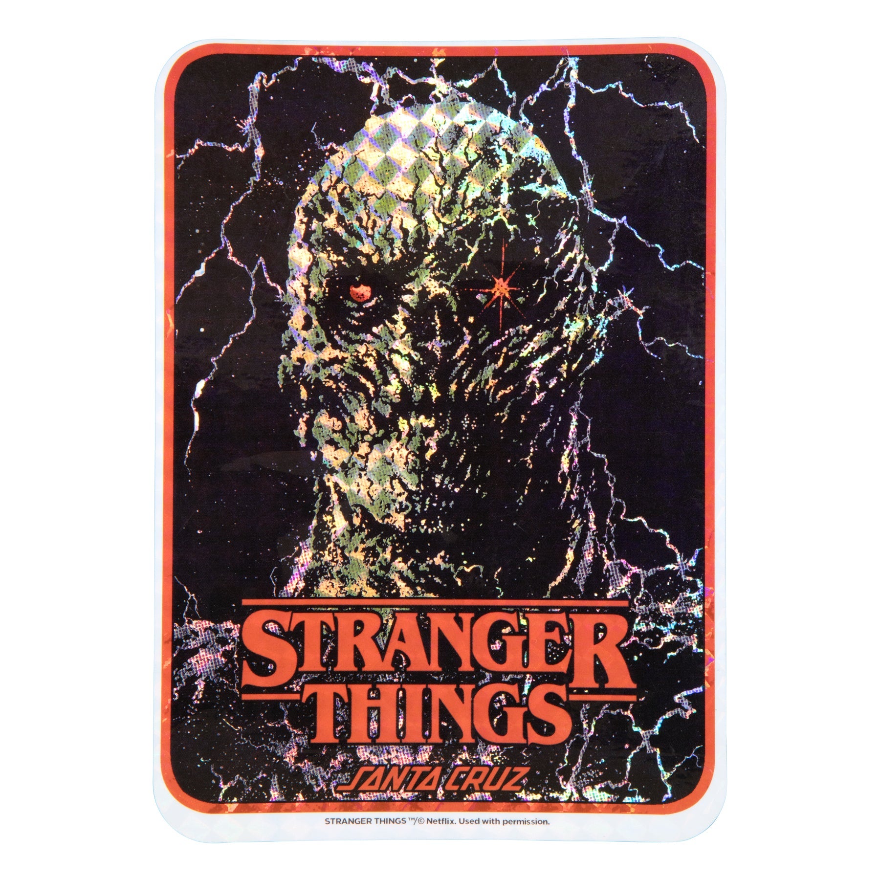 Planche de skateboard Stranger Things Vecna Santa Cruz de 8,5 pouces