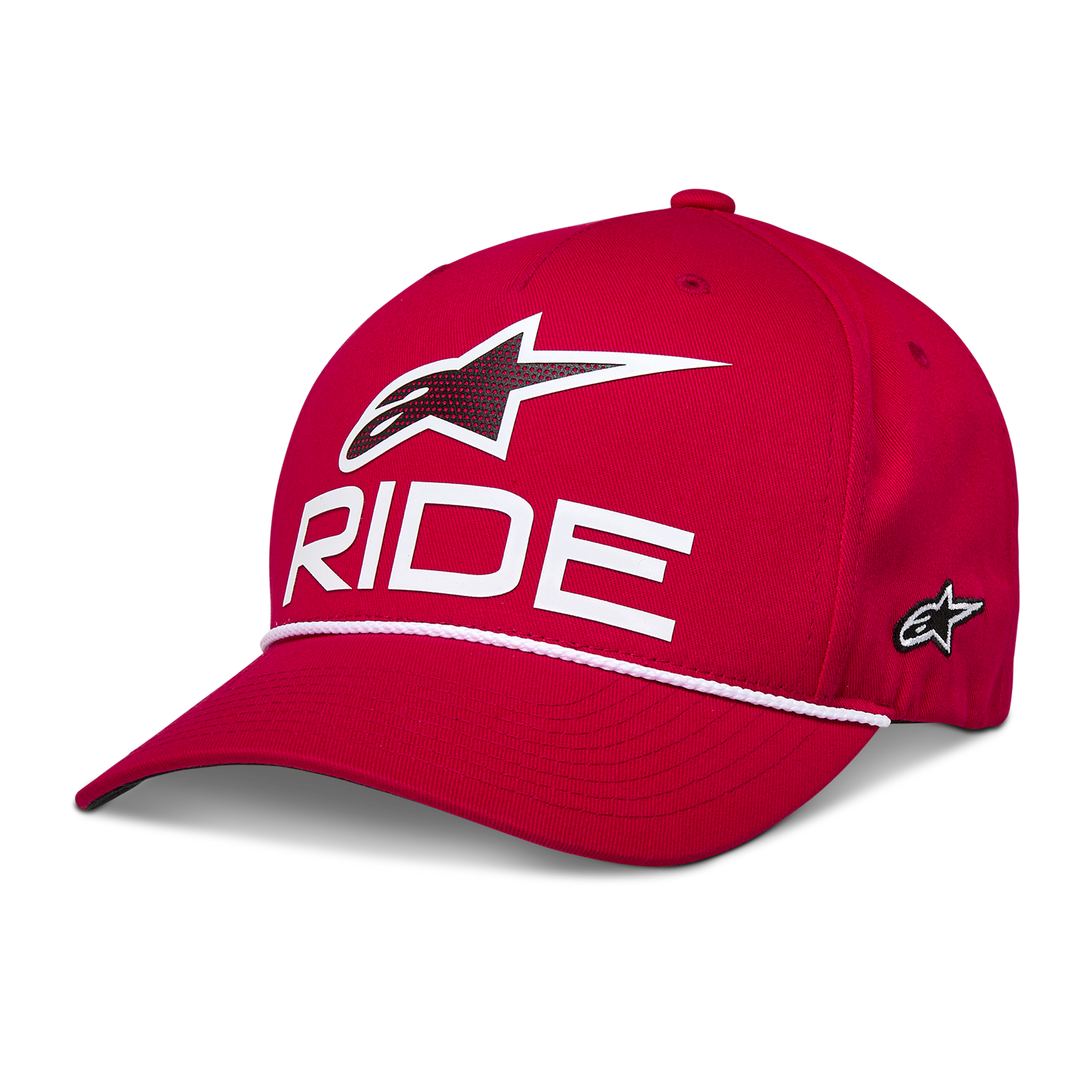Ride Comp Snapback Hat - Red/White/Black