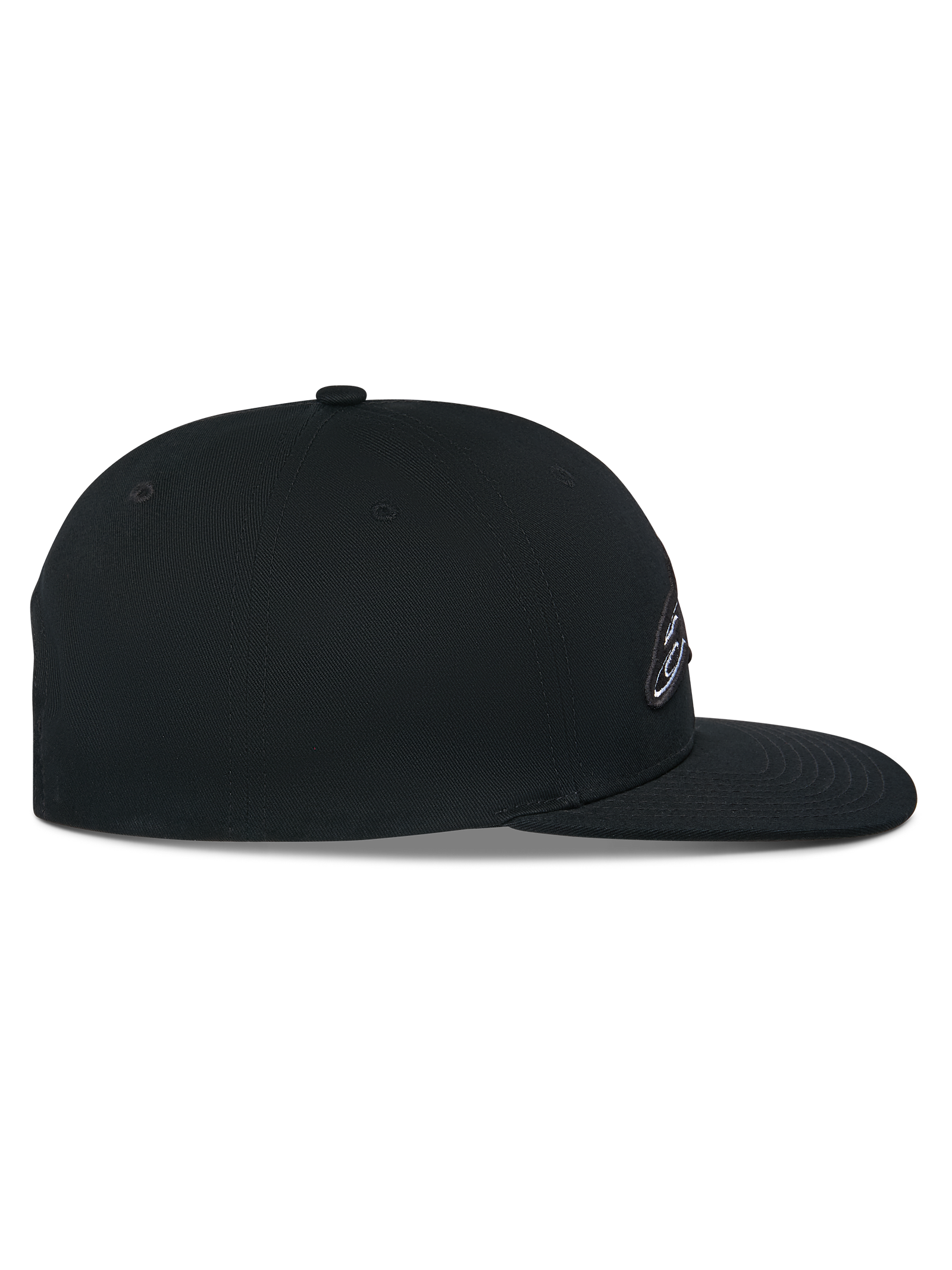 Thickness Snapback Hat - Black