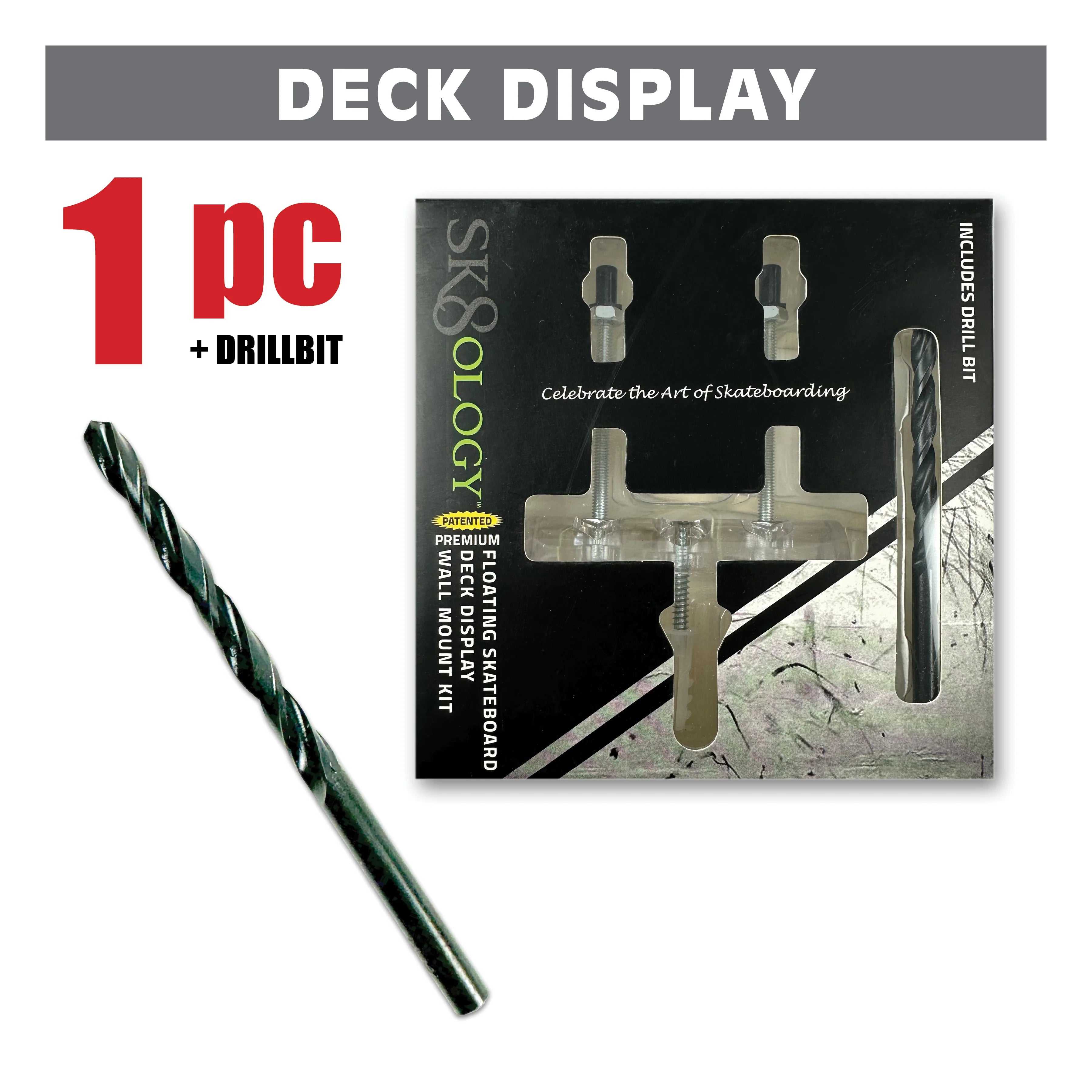 Sk8ology Deck Display Wall Mount Kit