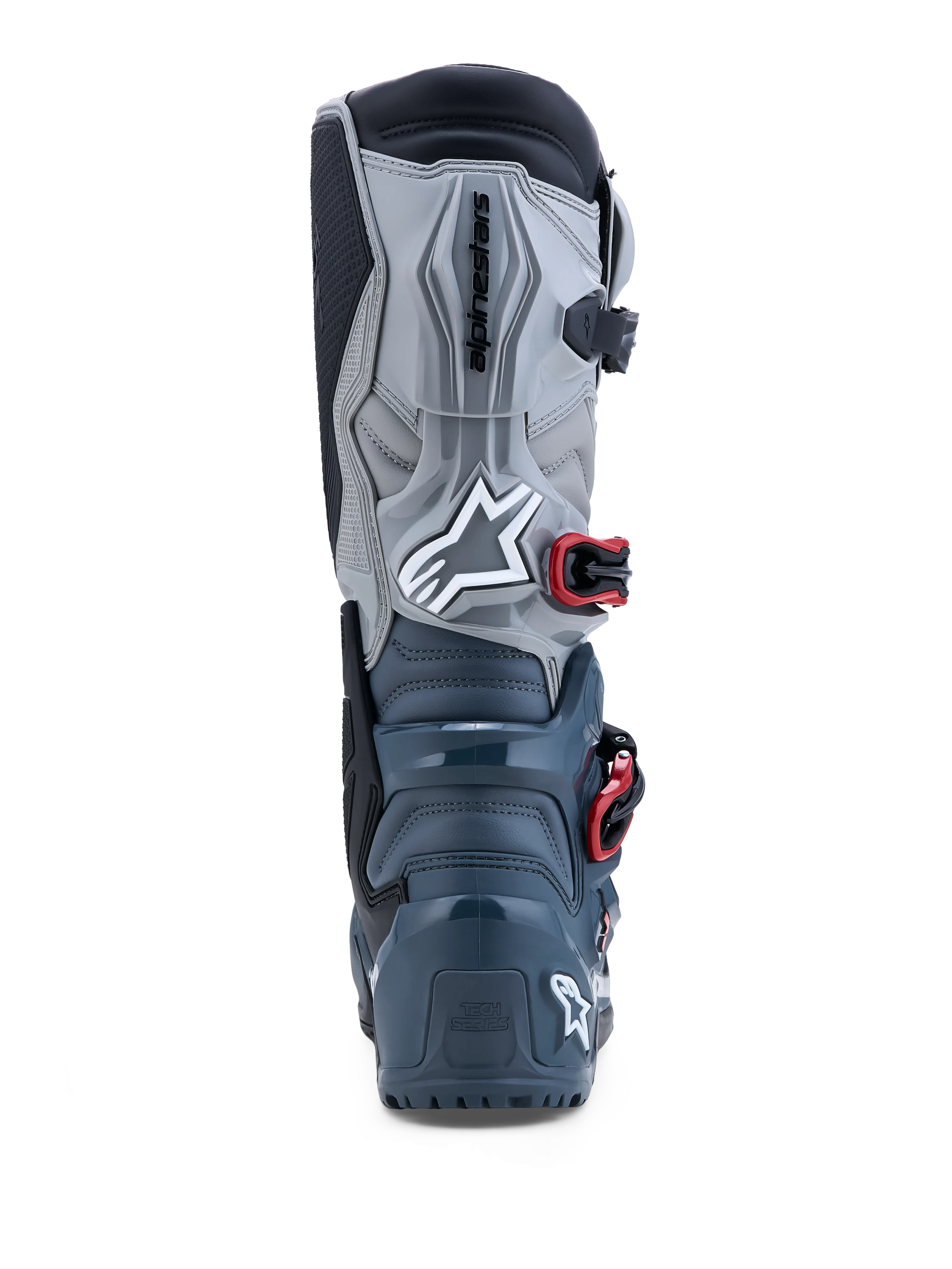 Alpinestars Tech 7 Enduro Drystar® Boots - Dark Gray/Mid Gray/Bright Red