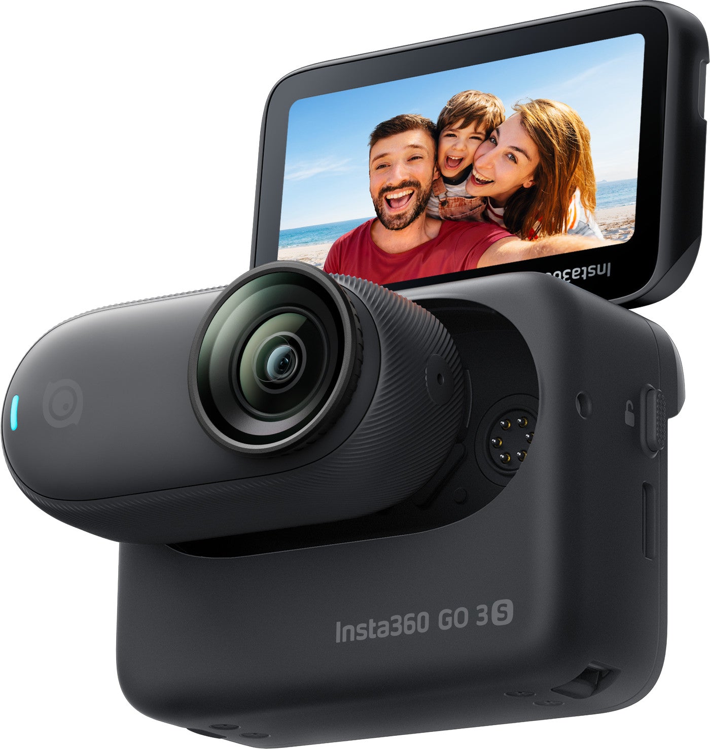 Caméra d'action Insta360 GO 3S Édition Standard (128 Go) Noir Minuit