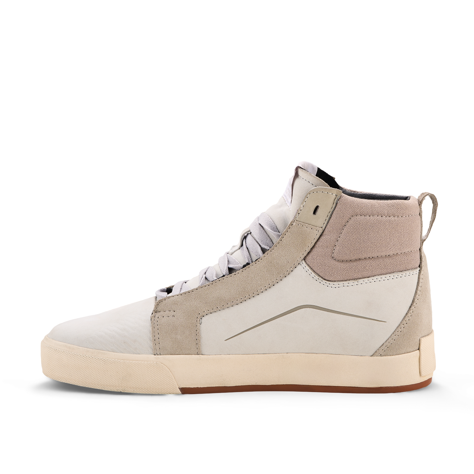 Alpinestars Ride-63 Leather Riding Shoes - Off White/Cool Gray/Gum