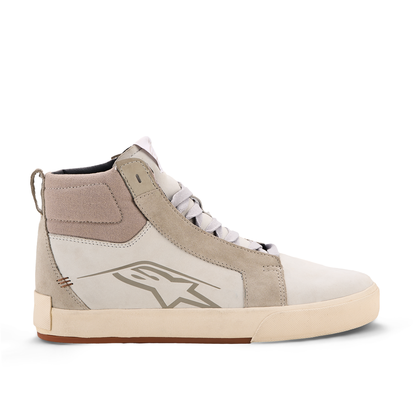 Alpinestars Ride-63 Leather Riding Shoes - Off White/Cool Gray/Gum