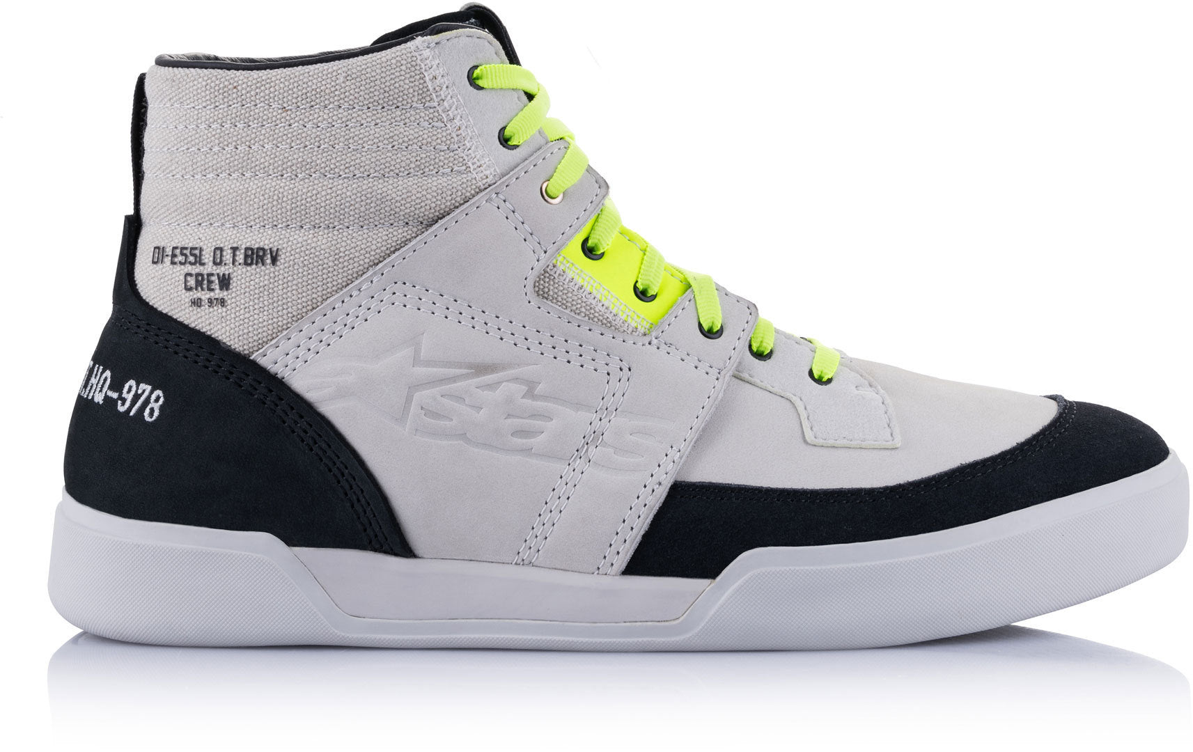 AS-DSL Akio Shoes - Light Gray/Yellow Fluo