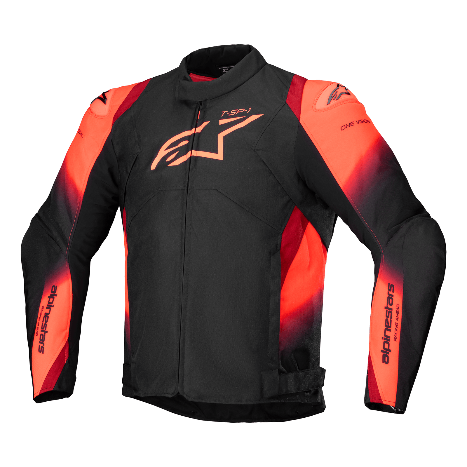 Alpinestars T-SP 1 Waterproof Jacket - Black/Red Fluo