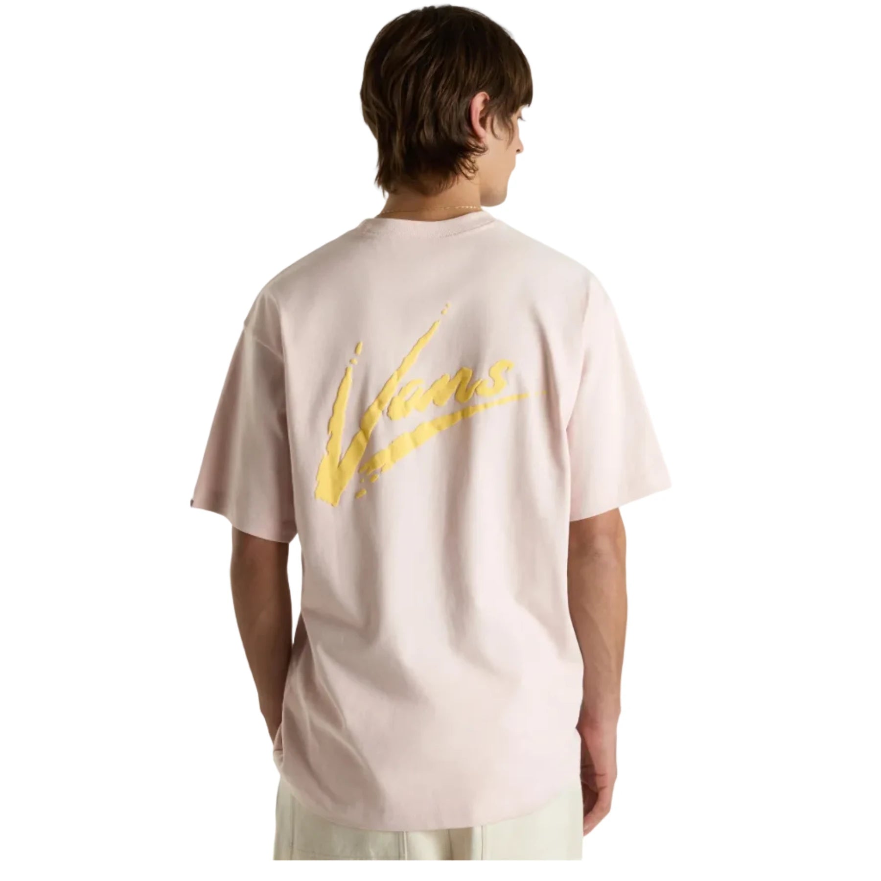 Vans Brush Script Loose T-Shirt - Sepia Rose