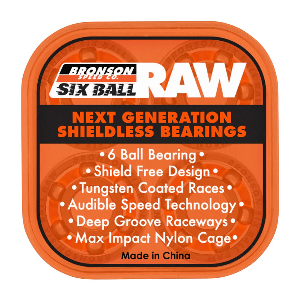 6-Ball Raw Bronson skateboardlagers