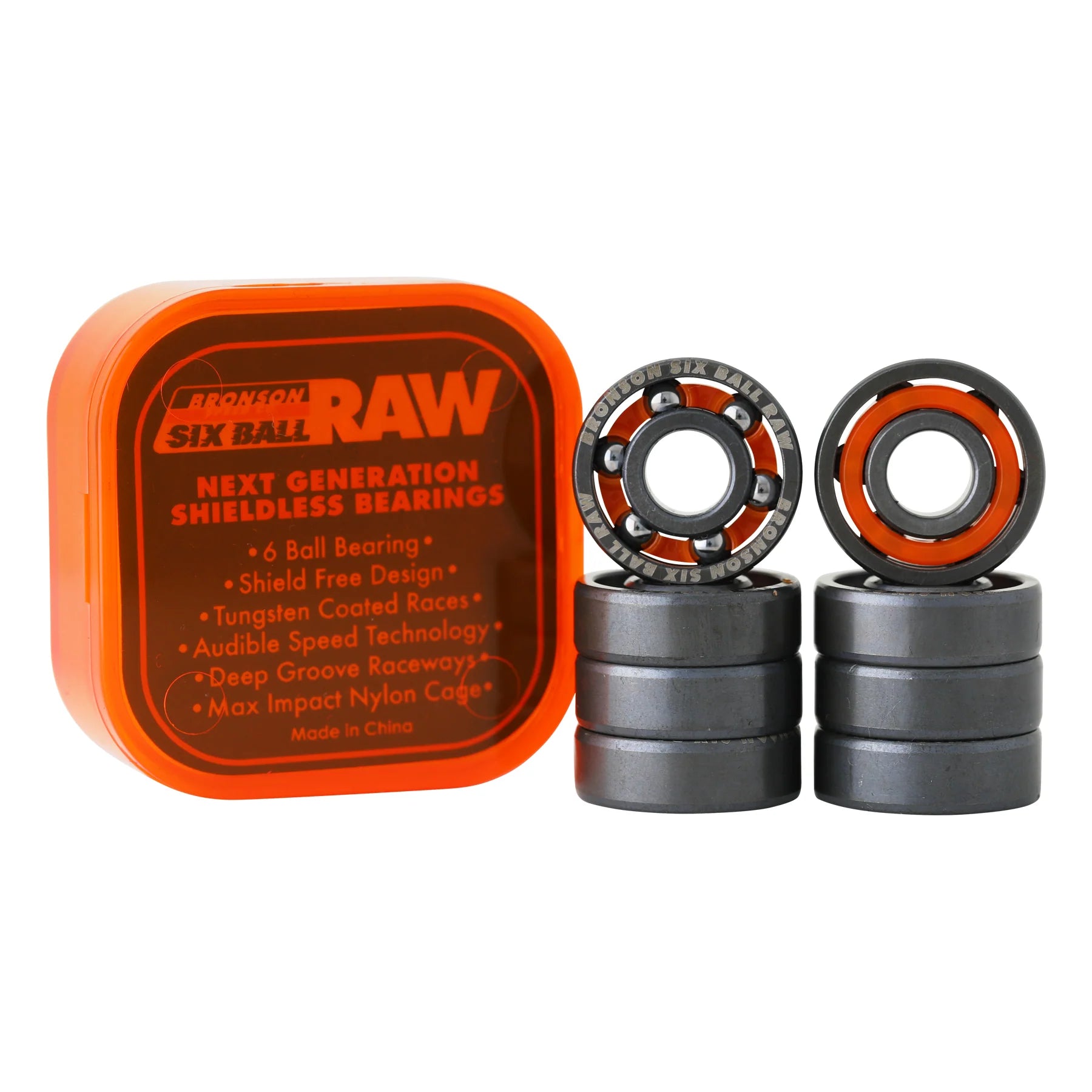 6-Ball Raw Bronson skateboardlagers