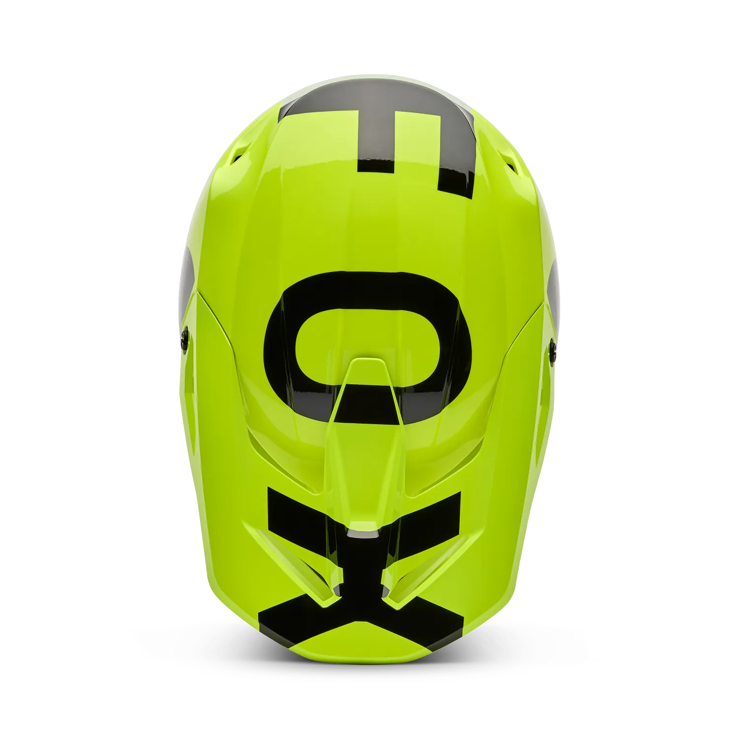 Fox V1 Shield Helmet - Flo Yellow