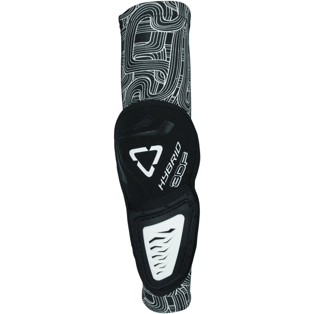 LEATT 3DF Hybrid Elbow Guard - Black/White