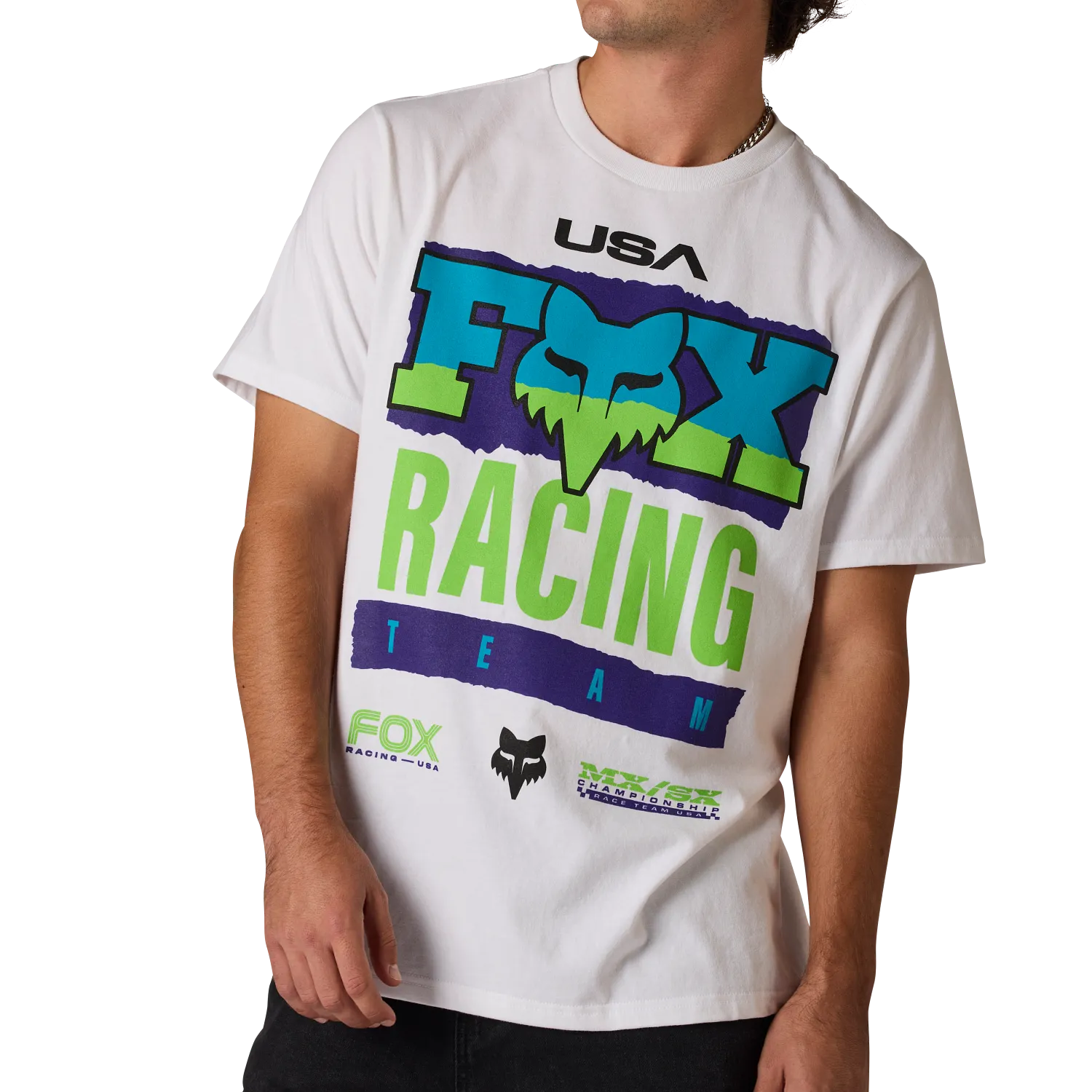 Fox Hardcore 195 origineel T-shirt - Wit