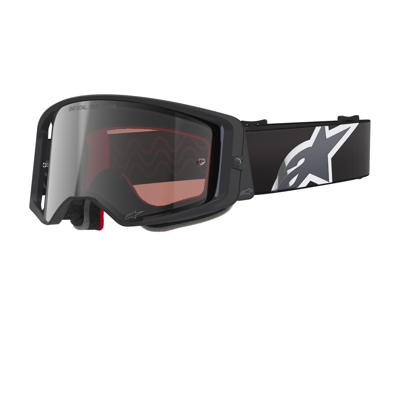 Alpinestars Supertech Corp Goggles Absolute Vision - Black Grey Mirror Silver