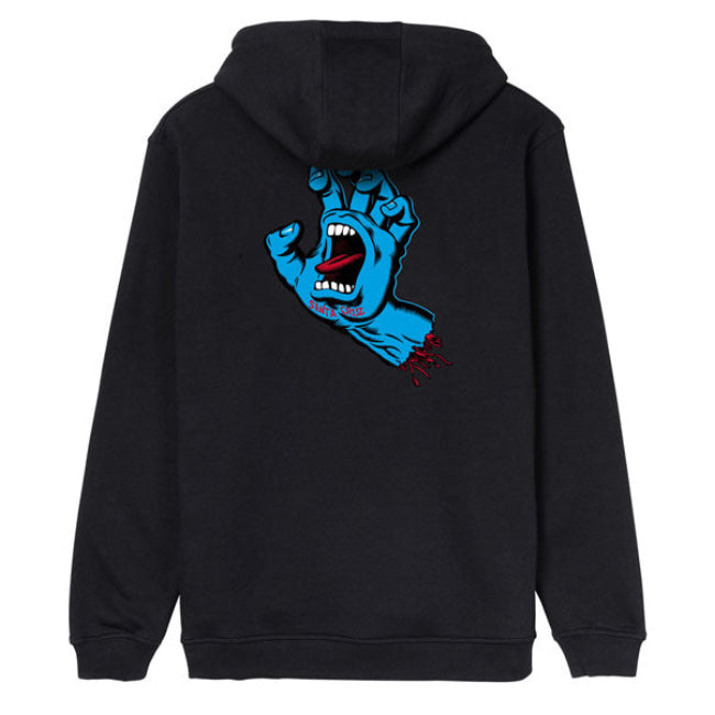 Santa Cruz Screaming Hand Hoodie - Black