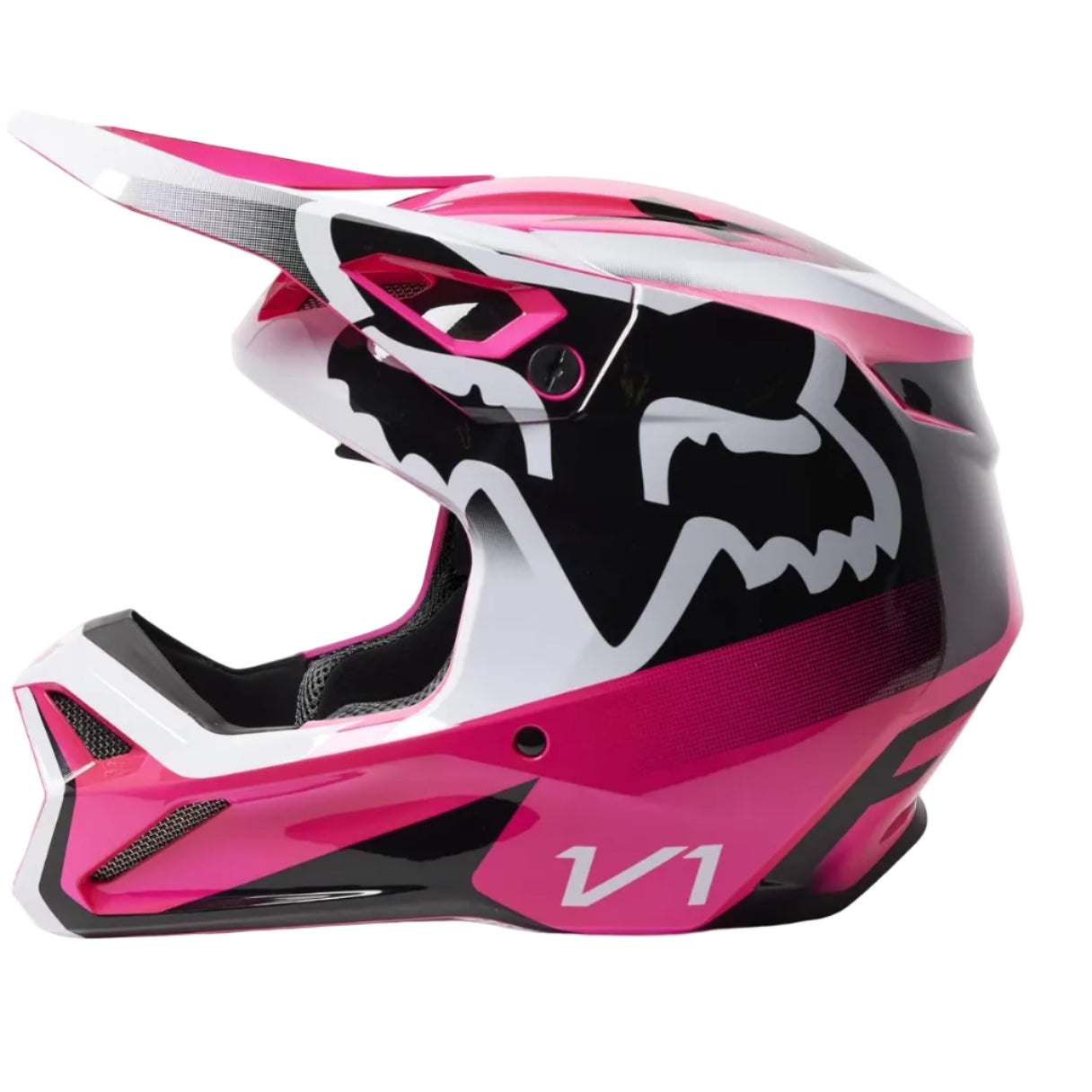 Fox V1 Leed Motocrosshelm - Roze