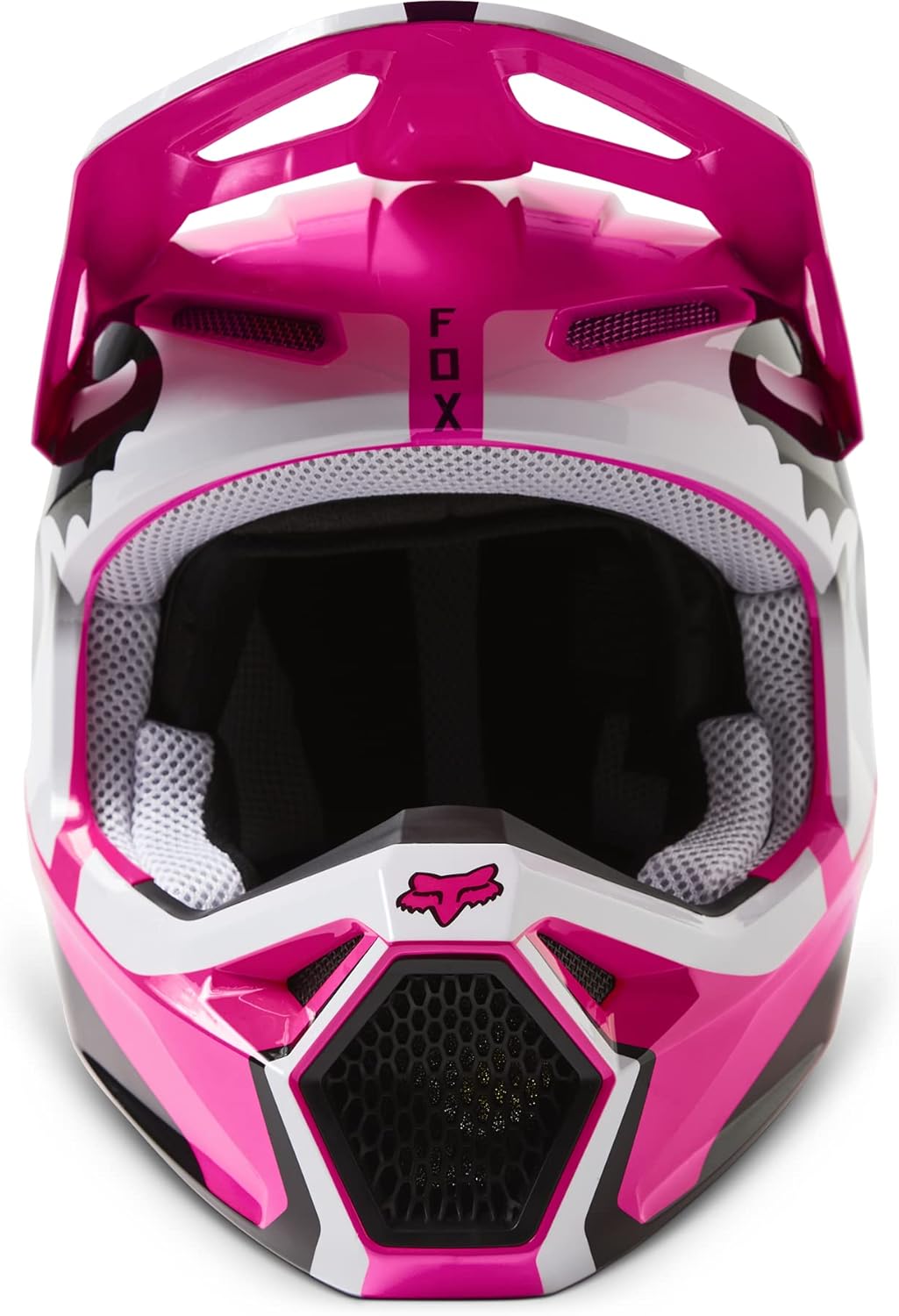 Fox V1 Leed Motocrosshelm - Roze