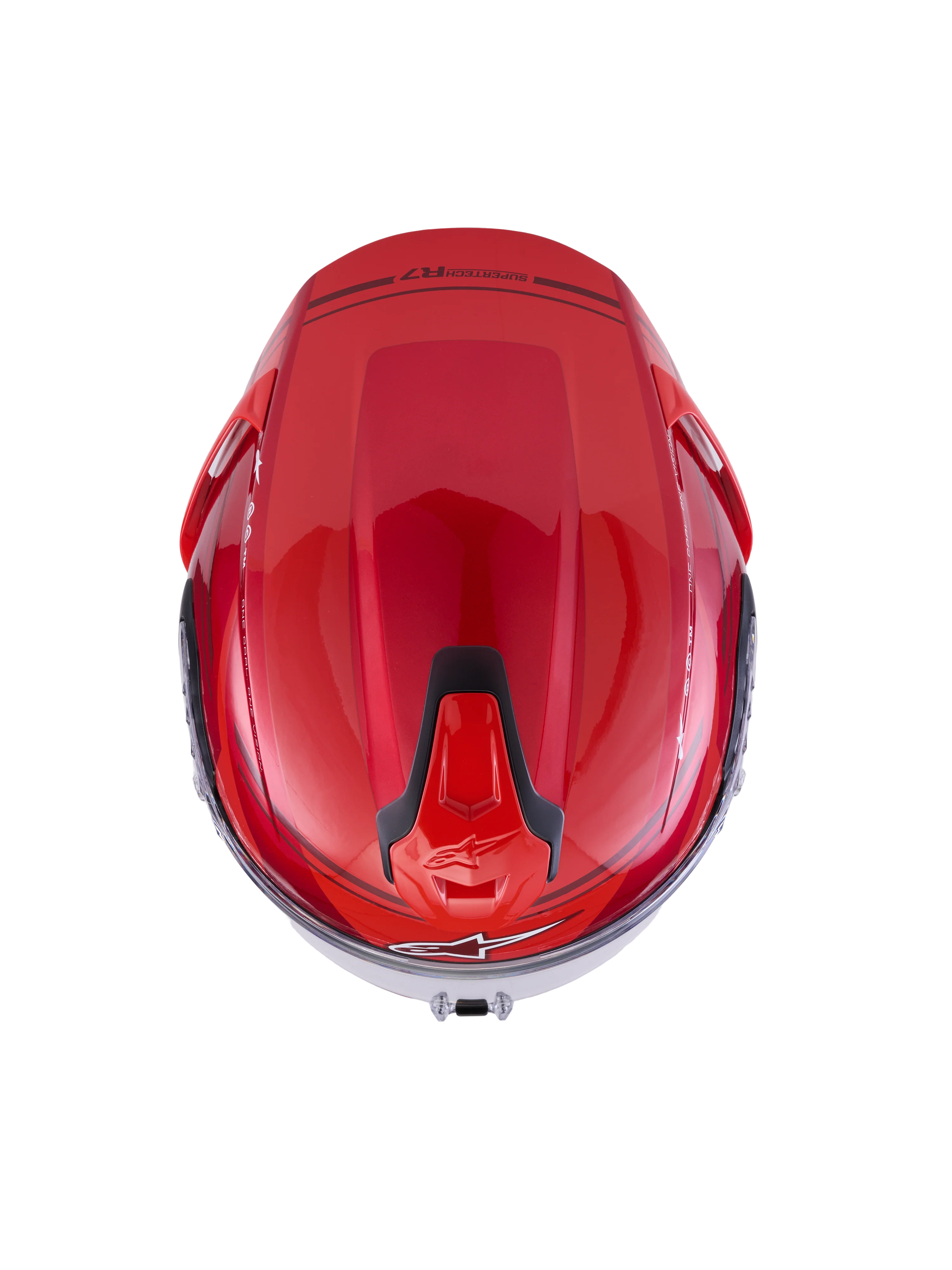 Alpinestars S-R7 A-Core Helmet - Red/White Glossy