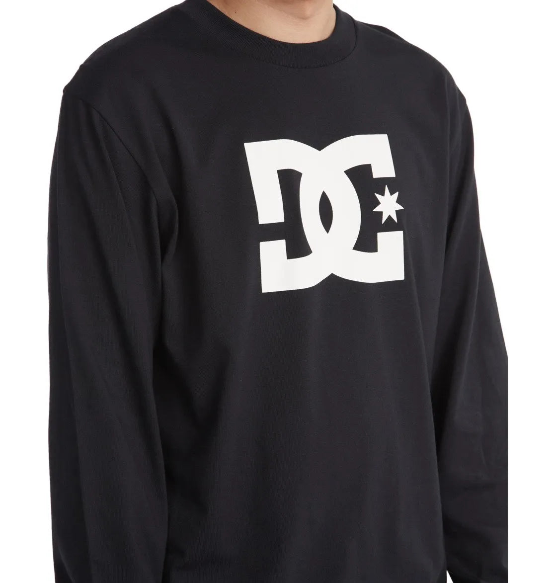 DC Star Logo LS T-Shirt - Black