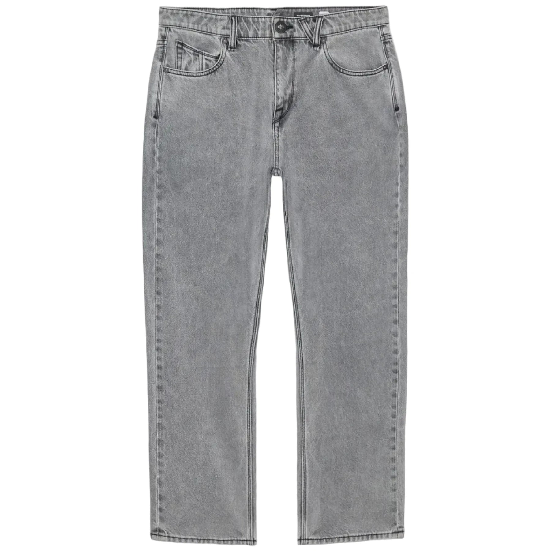 Volcom Fivedown Relaxed Tapered Denim - Light Grey