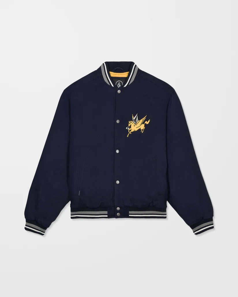 Volcom Flying Machines Bomber Jacket - Navy