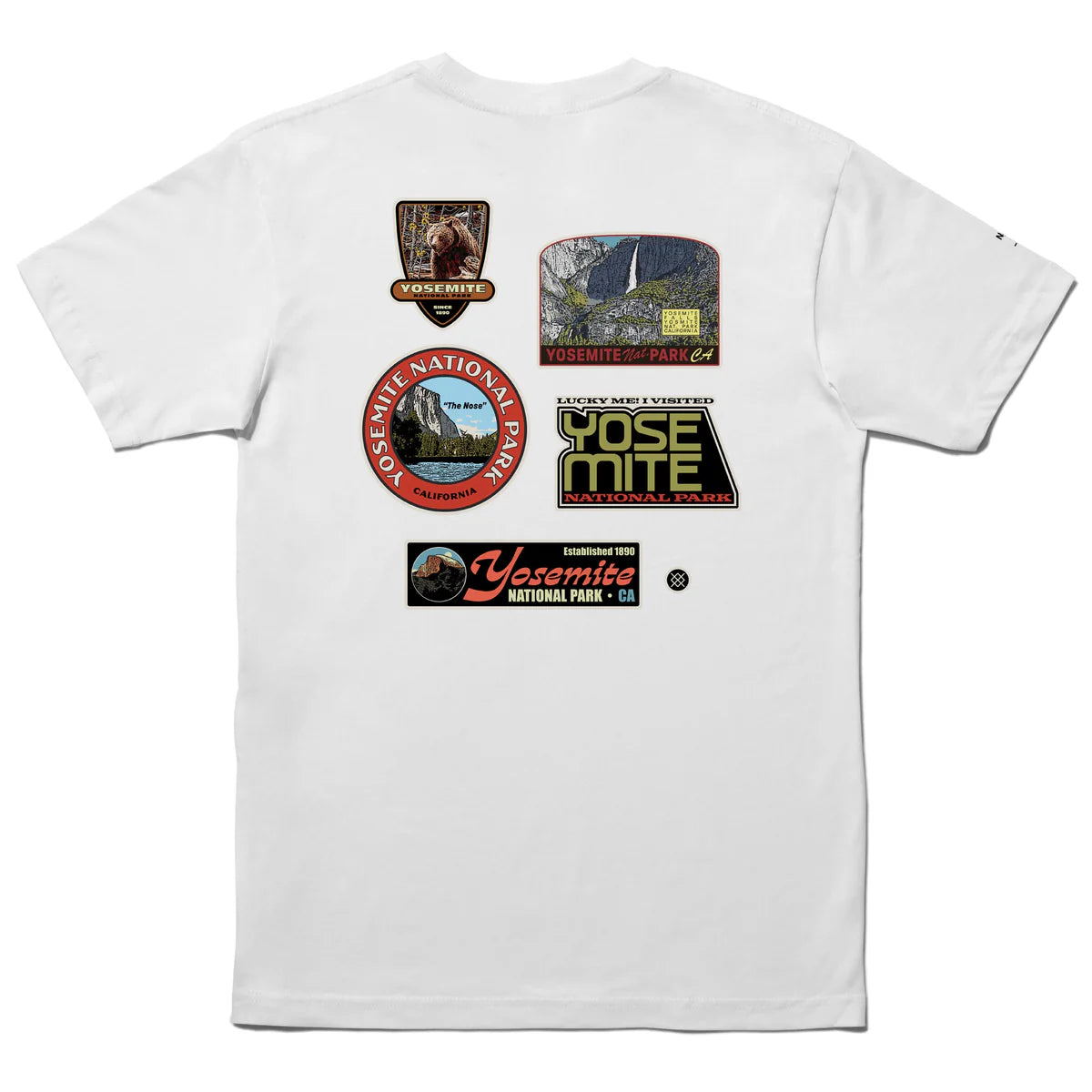Stance National Parks Roadtrip T-shirt - Wit