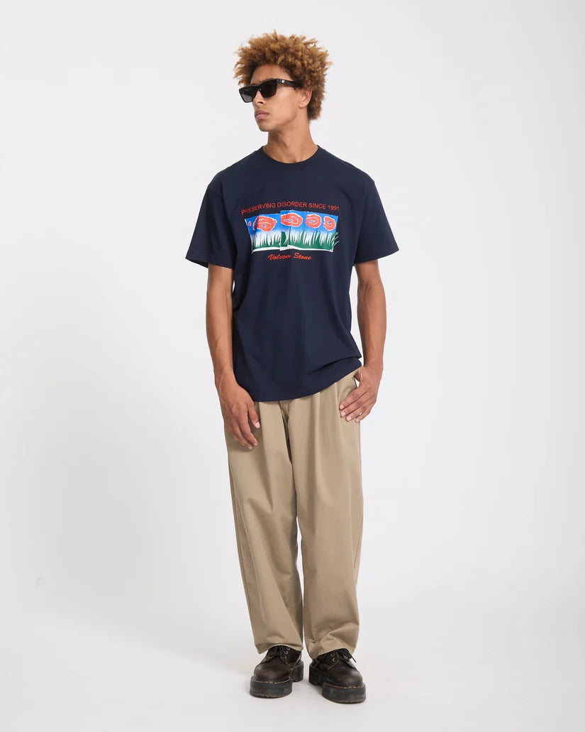 Volcom X Carrau 1 T-Shirt - Marine