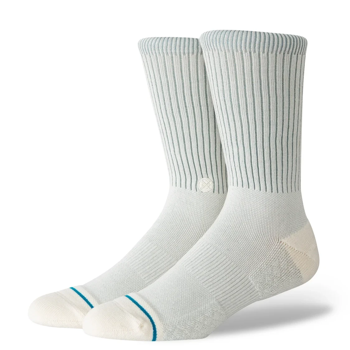 Stance Signature Pop Crew Socks. - Canvas