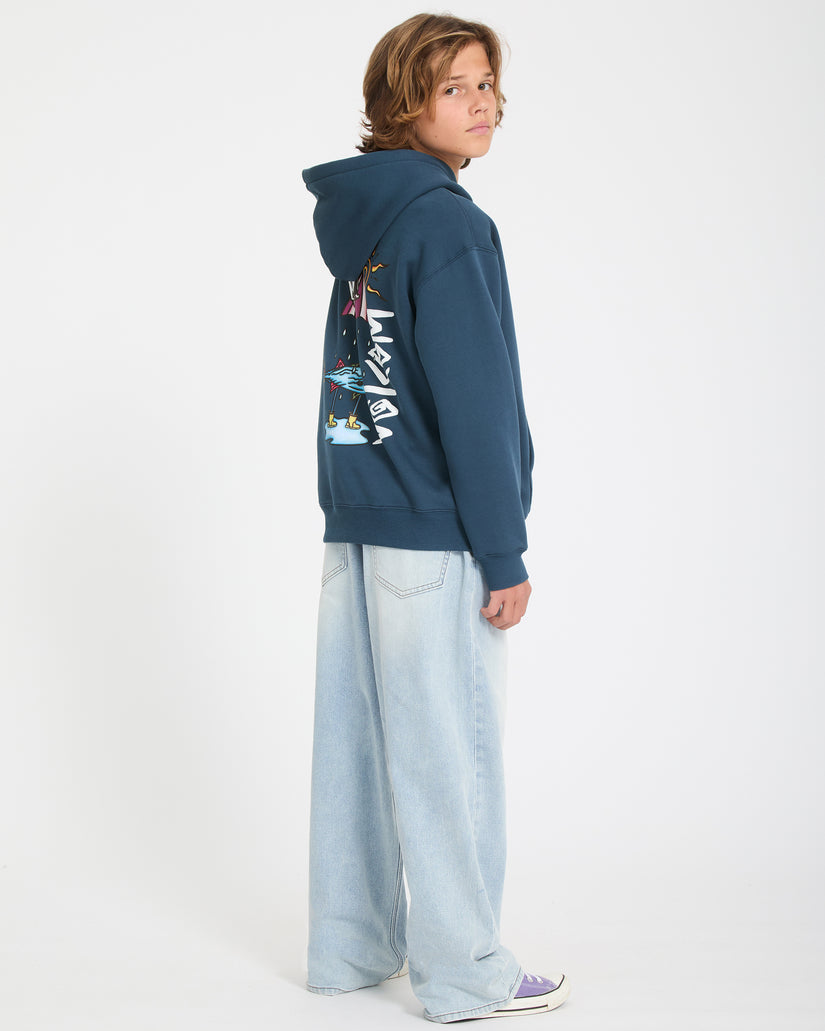 Volcom Kids Watanite Hoodie - Dust Bowl Indigo