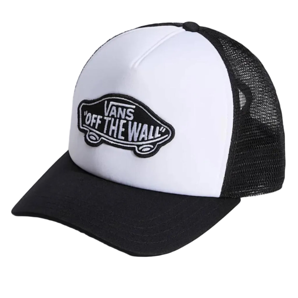 Casquette trucker Vans Classic Patch - Noir/Blanc