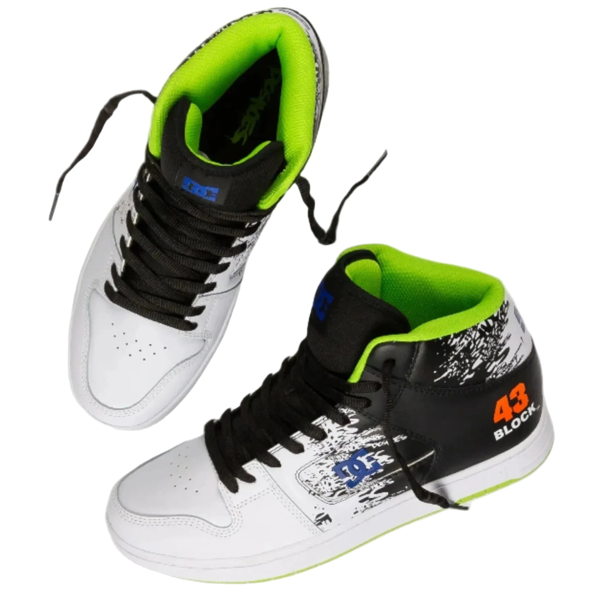 DC Ken Block 43i Manteca High - Black/White/Green