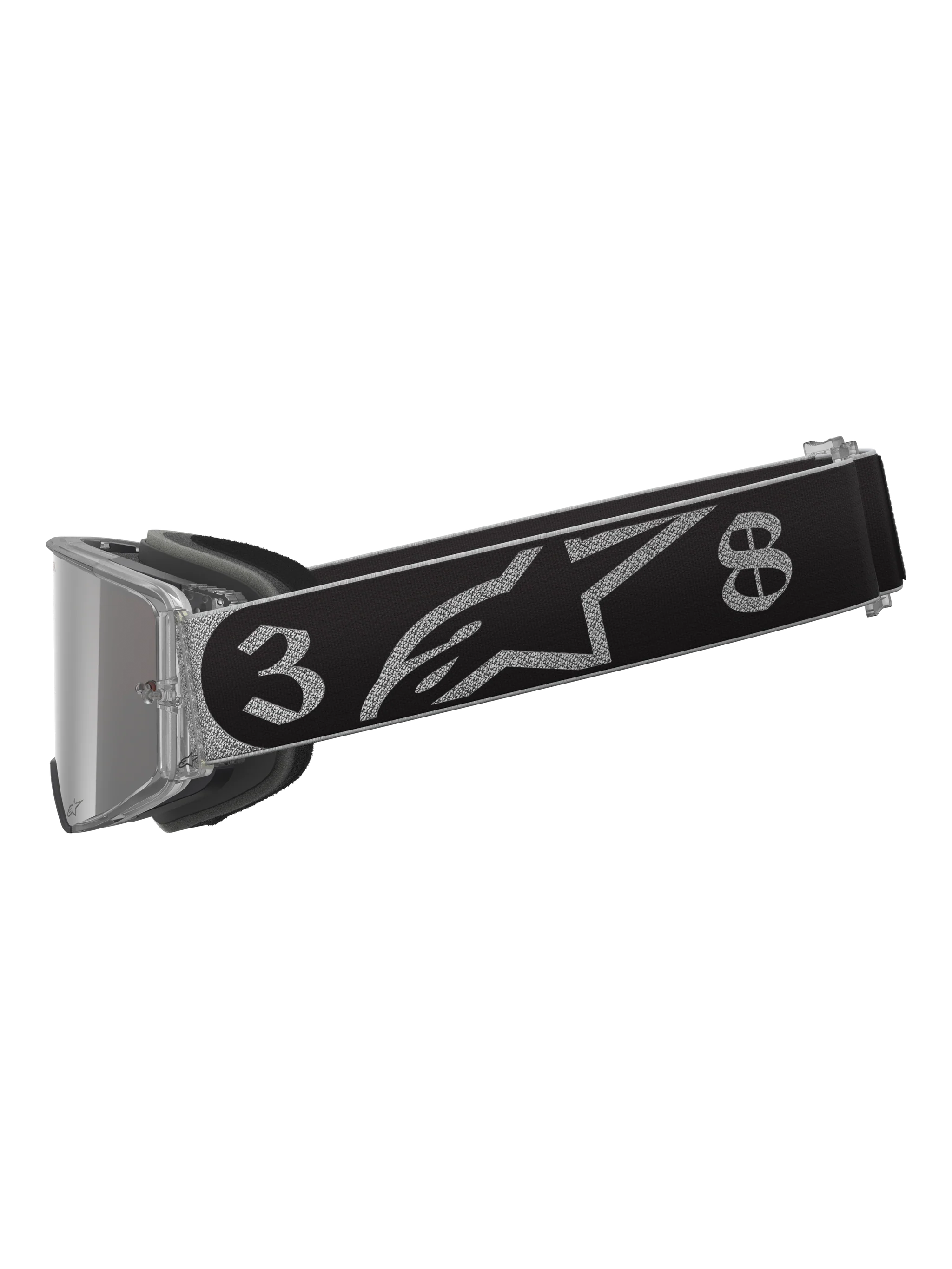 Alpinestars Limited Edition DNGR38 XXV Supertech Vision Skibril - Zilver Zwart Spiegelzilver