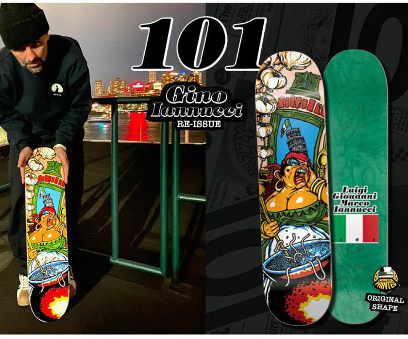 101 Luigi Iannucci "Gino Bel Paese" 8.375" Reissue Deck