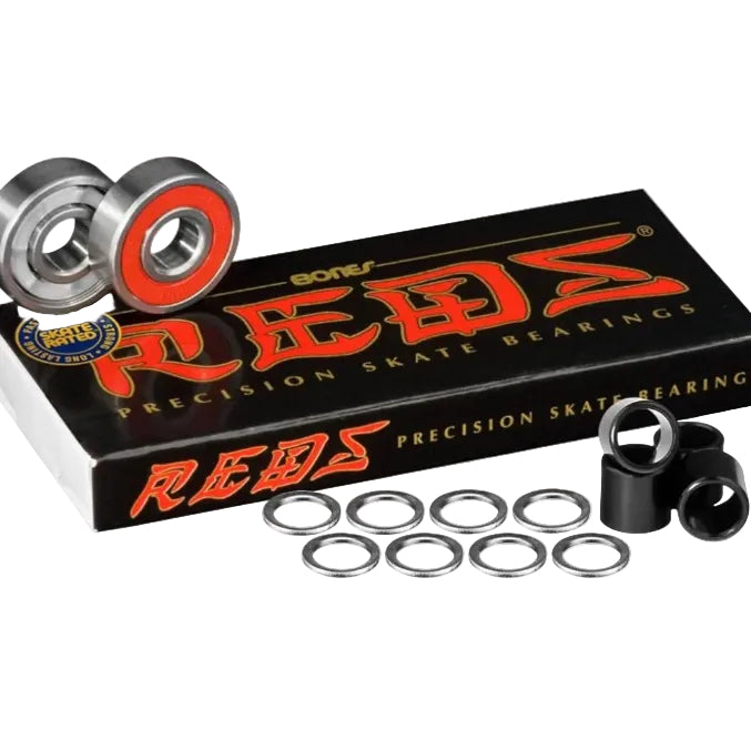 Bones Reds Skateboard Bearings 8-Pack