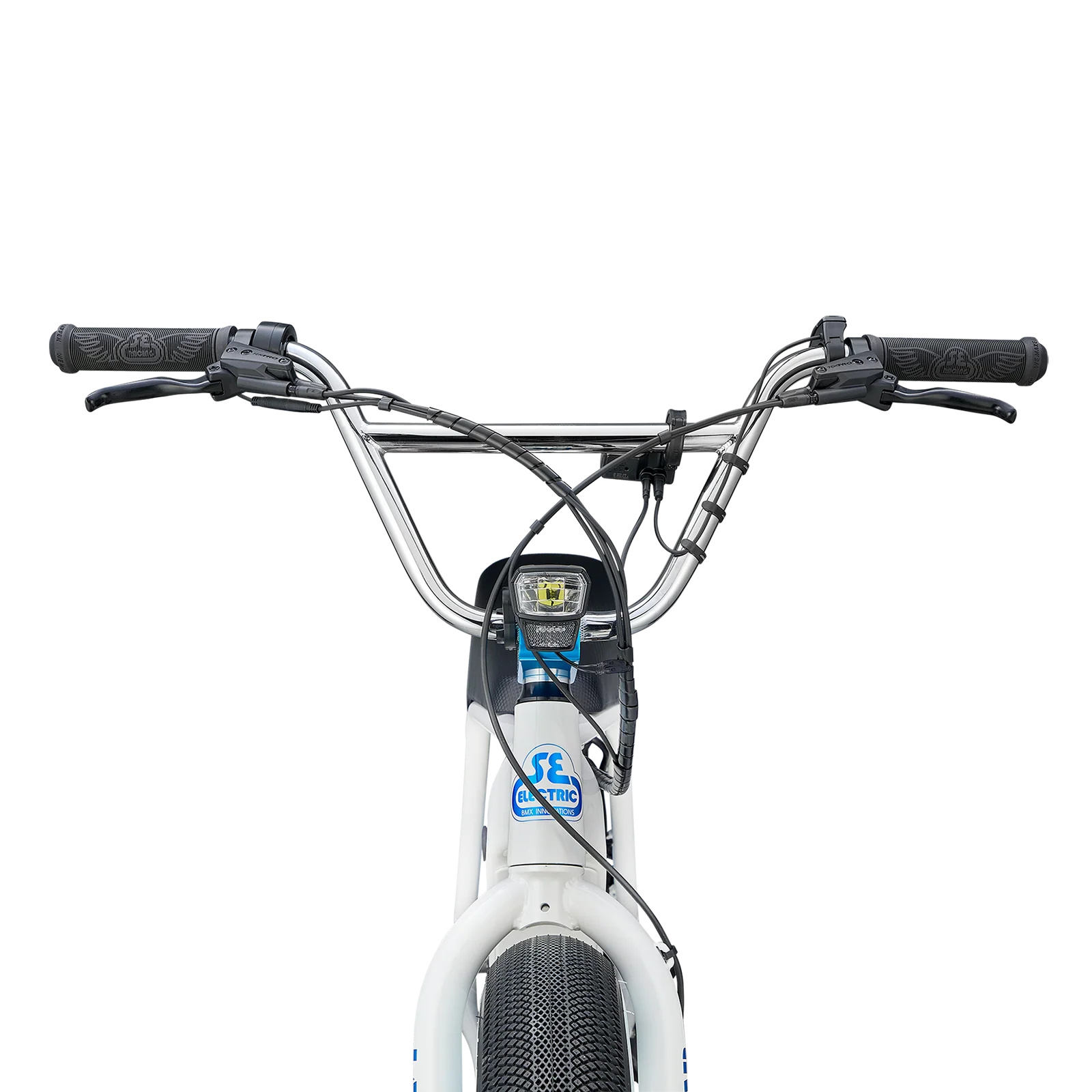 SE BIKES Electric Boogaloo 24" Bike - White Lightning