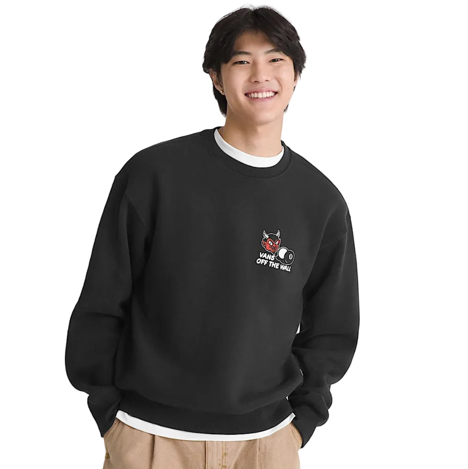 Vans Old Scratch Crew Sweatshirt - Black