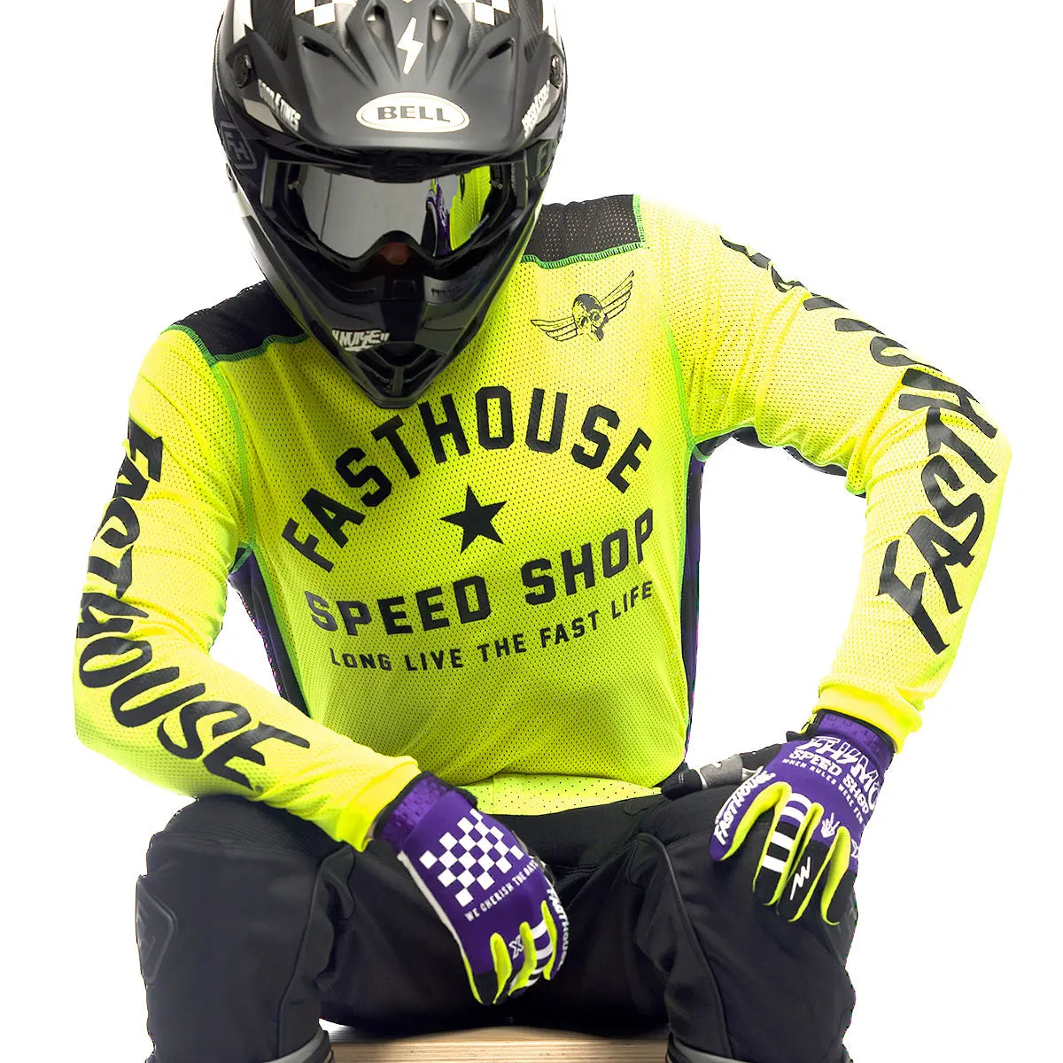 Fasthouse Air Cooled Jersey - High-Viz/Black