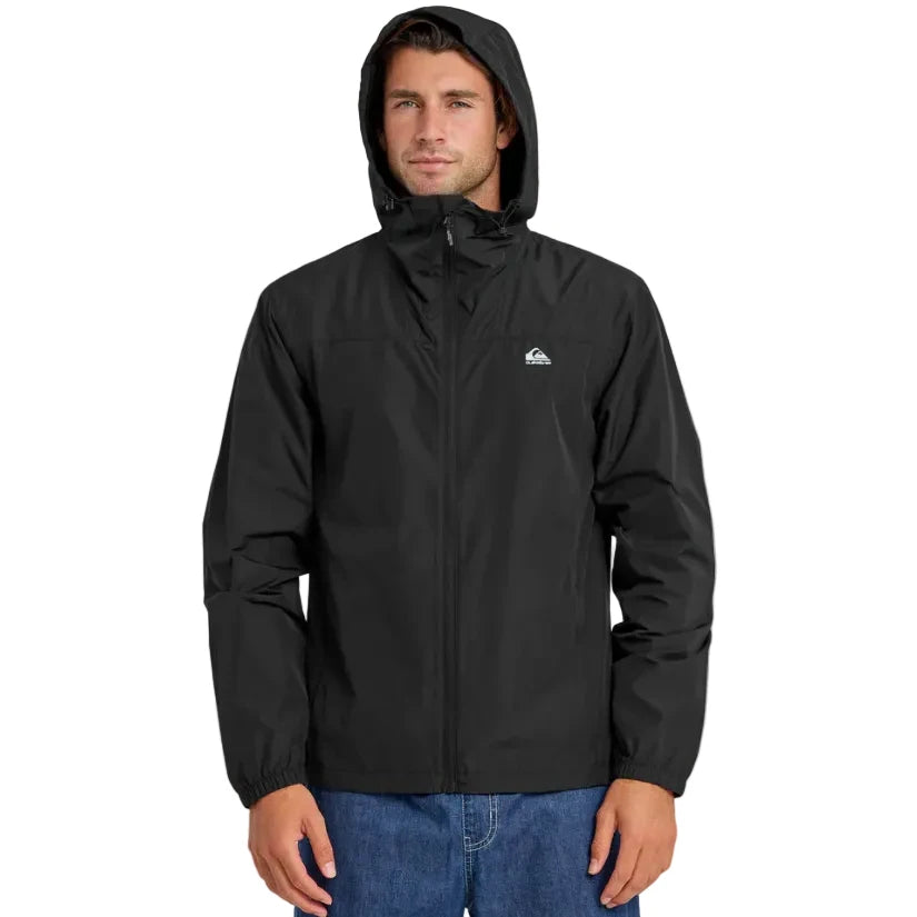Quiksilver Overcast Windbreaker Jacket - Black