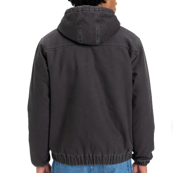 Quiksilver Straight Out Insulated Hood Jacket - Tarmac