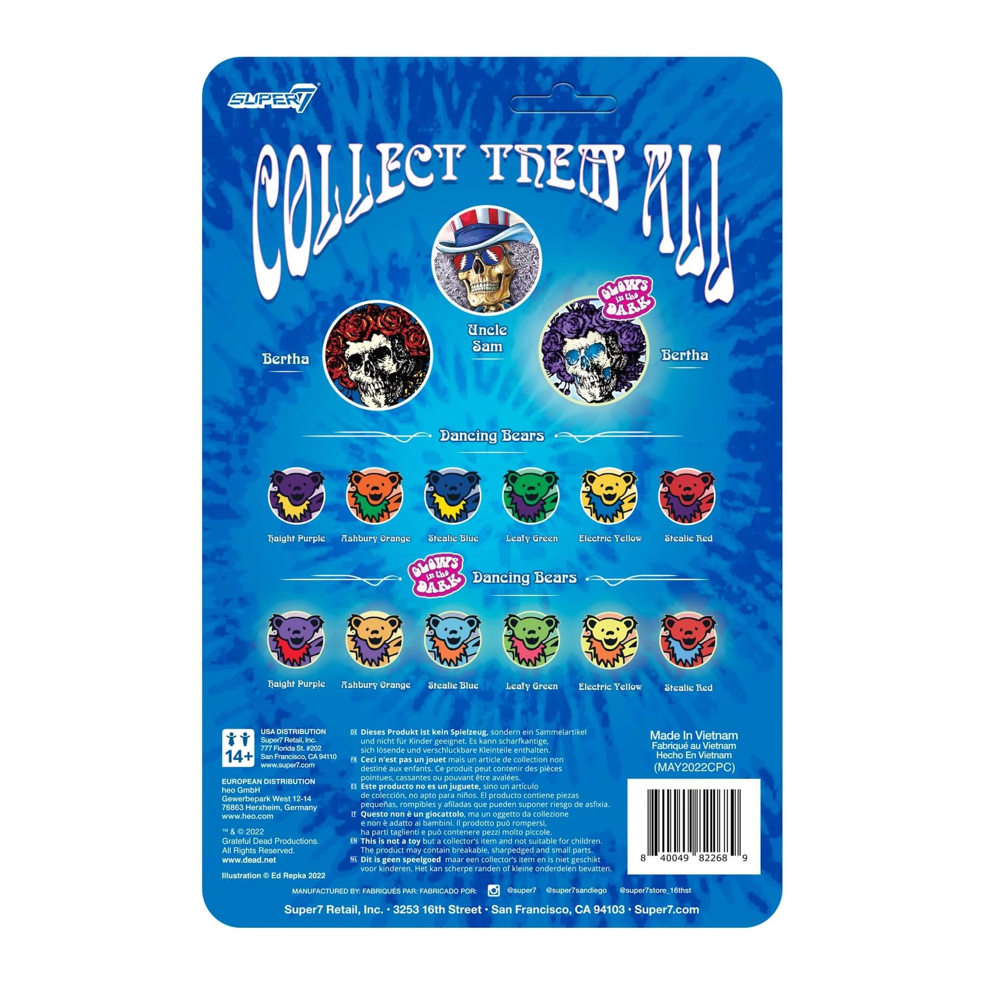 ReAction Figure Wave 3 - Grateful Dead Uncle Sam Skeleton