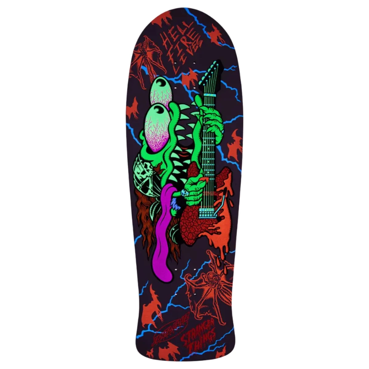 Santa Cruz X Stranger Things Meek Slasher Skateboard Deck 10.1in x 31.13in