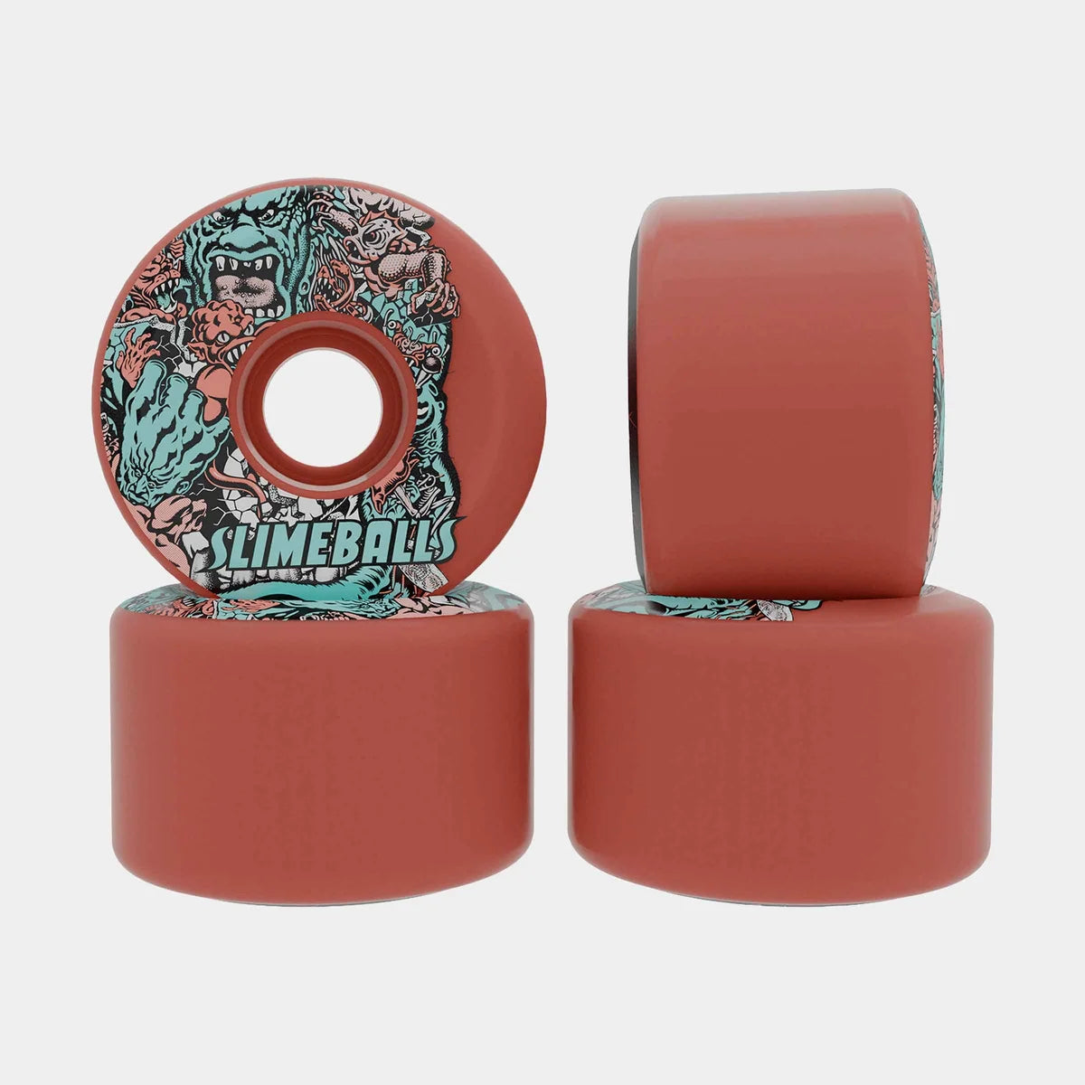 Slime Balls Rob Roskopp Five Reissue OG 78a Wheels - Pink